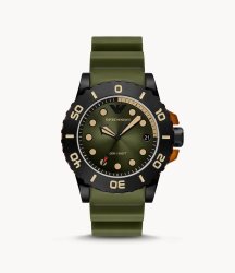 Emporio Armani Three-hand Date Polyurethane Men's Watch AR11540