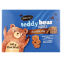 Chocolate Chip Teddy Bear Cookies 5 X 25G