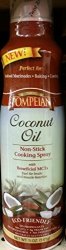 Pompeian Coconut Oil Non-stick Cooking Spray 5 Oz Pack Of 2