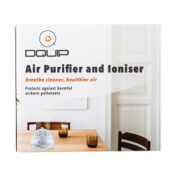 DQUIP Air Purifier Ionizer Leaf 1.1L - White