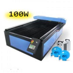 Trucut Standard Range 1300X2500MM Flatbed Type Laser Cutting Engraving Machine 100W Co 2 Laser Tube Complete Package