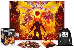 Good Loot Doom: Eternal Maykr - 1000 Pieces Jigsaw Puzzle 68CM X 48CM Includes Poster And Bag Game Artwork For Adults And Teenagers