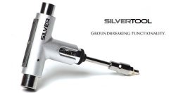 Silver Premium Skateboard Tool Silver