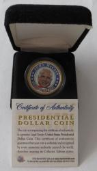 John Mccain For President 2008 Coin In Mint Box On George Washington Coin