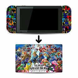 Skinhub Super Smash Bros. Ultimate Ssbu SSB5 Game Skin For Nintendo Switch Console And Dock
