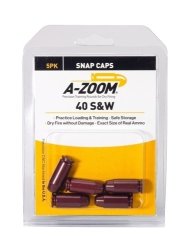 A-zoom 40 S & W Precision Pistol Snap Caps 5PK