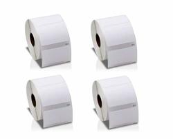 Seeso Dymo 30334 4 Rolls Multipurpose Compatible Removable 3.54 X 3.54 X 0.98 Inches Great For Fnsku fba Barcodes
