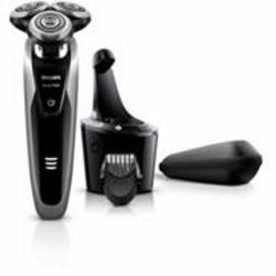 Philips Shaver Series 9000 Wet And Dry Electric Shaver S9111 31 V-track Precision Blades 50 Min Cordless USE 1H Charge Smartclick Beard Styler Smartclean Plus With