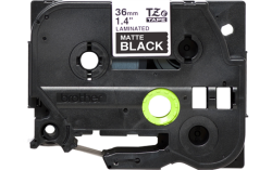 Brother TZE-M365 Labelling Tape Cassette Matt Laminated White On Black - 36MM White On Black 8M