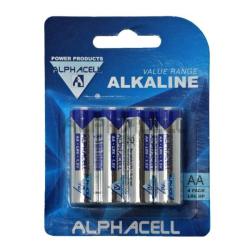 Alphacell Value Battery - Size Aa 4PC