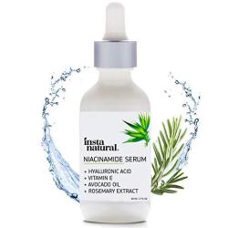 Instanatural Niacinamide 5% Face Serum - Vitamin B3 Anti Aging Skin Moisturizer - Diminishes Breakouts Wrinkles Lines Age Spots Hyperpigmentation Dark Spot Remover For