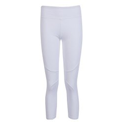 Women High Waist Yoga Fitness Leggings Pants Gym Running Stretch Sports Trousers M White-cropped Trousers