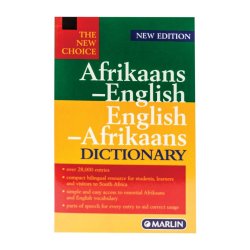 The New Choice" Afrikaans english English afrikaans Dictionary Pack Of 6