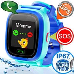 waterproof gps tracker watch for kids