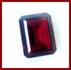 Stunning Deep Red Rhodolite Garnet Octagon 1.38CT
