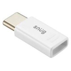 Snug Adapter - Type C To Micro USB White