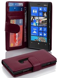 Cadorabo - Book Style Wallet Design For Nokia Lumia 920 With 2 Card Slots And Money Pouch - Etui Case Cover Protection In Pastel-purple