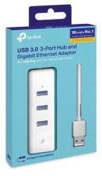TP-link UE330 USB 3.0 3-PORT Hub & Gigabit Ethernet Adapter 2 In 1 USB Adapter