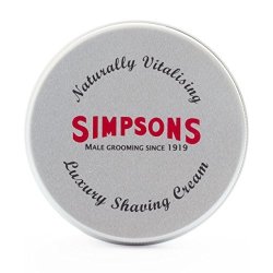 Vanilla + Rose Shaving Cream 4.2OZ Shaving Cream By Simpsons