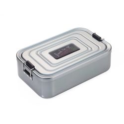 Lunchbox XL With Clip-lock And Food To Go Motif - XL Aluminium