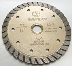 Whirlwind Usa Lsc 5 Dry Or Wet Cutting General Purpose Continuous Turbo Power Saw Diamond Blades For Concrete Masonry Brick Stone Steel 5