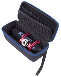 CASEMATIX Rode Vmgo Video MIC Go Case To Carry Vmgo Videomic Go Camera Microphone 3.5MM Patch Cable And Small Accessories - Does Not Fit