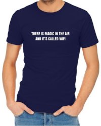 Magic In The Air Mens Navy T-Shirt XL
