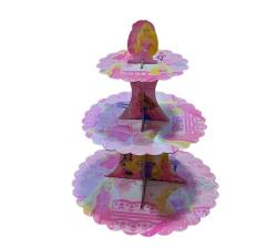 3 Tier Cupcake Stand - Barbie Princess