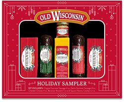 Old World Sausage And Wisconsin Swiss And Cheddar Cheese Set Holiday Treats