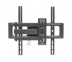 MANHATTAN 461320 Universal Basic Lcd Full Motion Wall Mount Holds One 32' To 55' Flat Panel Or Curved Tv Up To 35 Kg