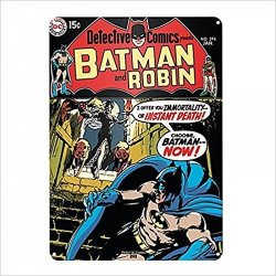 Batman & Robin: A3 Metal Wall Sign Parallel Import