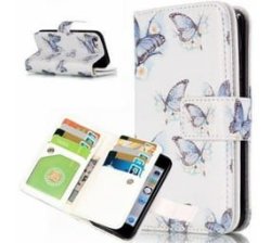 Smartphone Case With Attached Wallet - Samsung S7EDGE Butterfly
