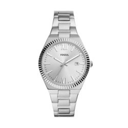 Fossil Women's Scarlette Three-hand Date Stainless Steel Watch - ES5300