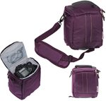 Navitech Purple Carrying Case and Travel Bag Compatible with The Easypix STREETVISION SV4 Dash cam 
