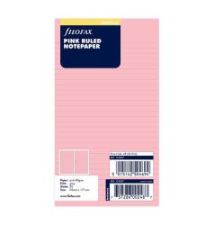 Undated Personal Pink Ruled Notepaper