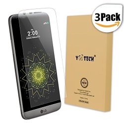 LG G5 Screen Protector Full Coverage Yootech Update Version 3-pack Anti-bubble Hd Ultra Clear Film Edge To Edge Pet Screen Protector For G5