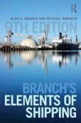 Branch&#39 S Elements Of Shipping Paperback 9th Revised Edition
