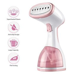 Plemo Portable Garment Steamer 260ML Handheld Fabric Steamer Fast Heat-up Powerful Travel Steamer For Clothes