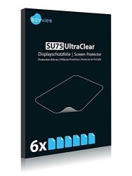 6X Savvies Ultra-clear Screen Protector For Garmin Forerunner 30 Accurately Fitting - Simple Assembly - Residue-free Removal
