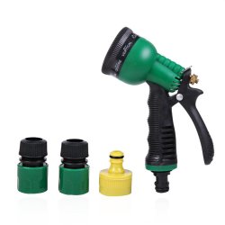High Pressure Water Sprayer Watering Garden Nozzle Kit 8 Mist Modes Car Washing Kit
