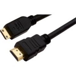 Volkano Transfer Series MINI HDMI To HDMI Cable 1.2METER - Black