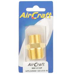 AirCraft Nipple Brass 1 2X3 4 M m 1PC Pack