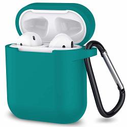 Airpods Case Satlitog Protective Silicone Cover Compatiable With Apple Airpods 2 And 1 Not For Wireless Charging Case Sea