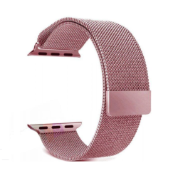 Milanese Loop For Apple Watch - Pink 38MM