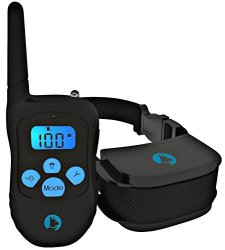 Bark Solution Rechargeable And Rainproof 330 Yd Remote Dog Training E-collar With Beep vibration shock Electric Collar
