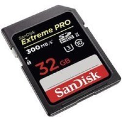 SanDisk Extreme Pro Sdhc Memory Card 32GB Class 10