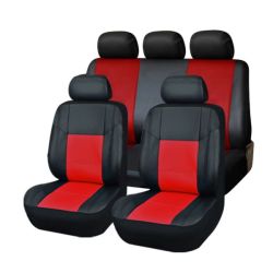 Aca Leatherette Car Seat Cover Set 9 Piece