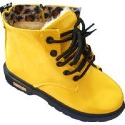 Carmen Kiddie youth Boots Yellow