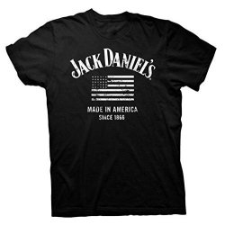 Jack Daniels Men's Daniel's Made In America Tee Black Large