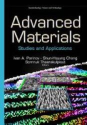 Advanced Materials - Studies & Applications Hardcover
